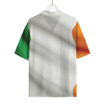 Irish Flag Print Rayon Hawaiian Shirt