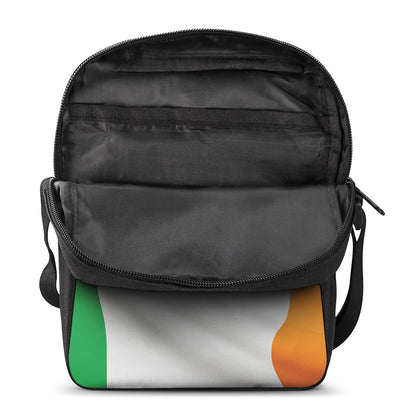 Irish Flag Print Rectangular Crossbody Bag