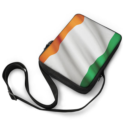 Irish Flag Print Rectangular Crossbody Bag