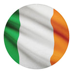 Irish Flag Print Round Blanket