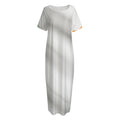 Irish Flag Print Short Sleeve Long Nightdress