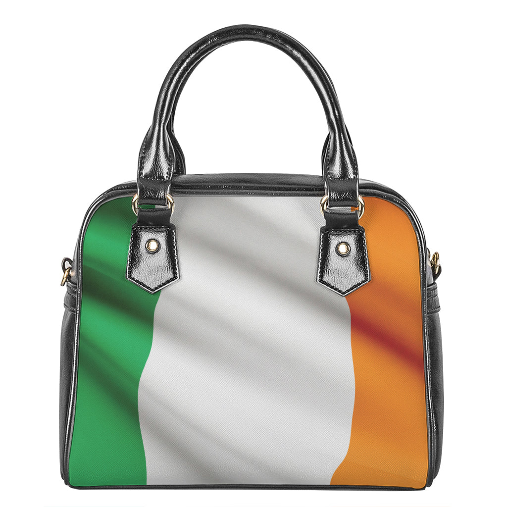 Irish Flag Print Shoulder Handbag