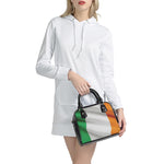 Irish Flag Print Shoulder Handbag