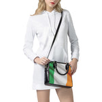Irish Flag Print Shoulder Handbag