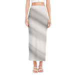 Irish Flag Print Side Slit Maxi Skirt