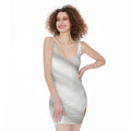 Irish Flag Print Sleeveless Bodycon Dress