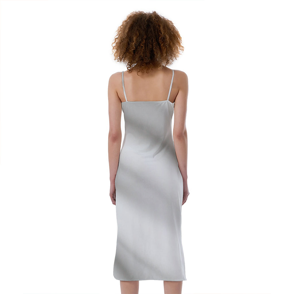 Irish Flag Print Slim Fit Midi Cami Dress