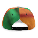 Irish Flag Print Snapback Cap