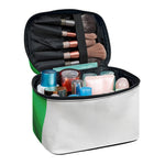 Irish Flag Print Travel Makeup Bag