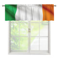 Irish Flag Print Window Valance