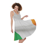 Irish Flag Print Women's Sleeveless Dress