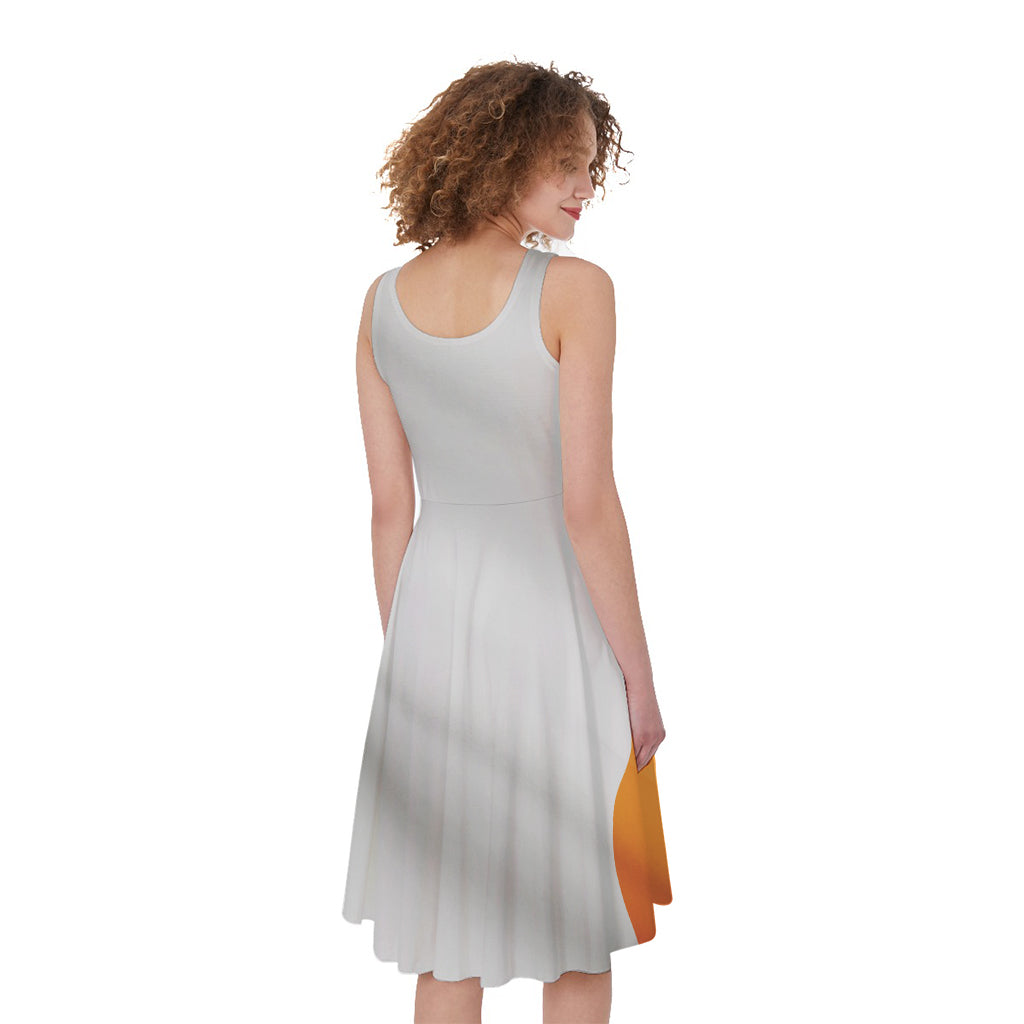 Irish Flag Print Women's Sleeveless Dress