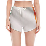 Irish Flag Print Women's Split Running Shorts