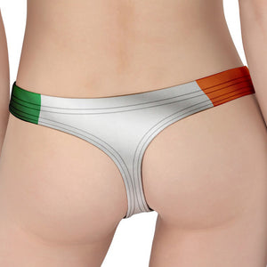 Irish Flag Print Women's Thong