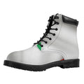 Irish Flag Print Padded Collar Lace Up Boots