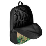 Irish Four Leaf Clovers Wood Print 17 Inch Backpack