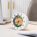 Irish Four Leaf Clovers Wood Print Alarm Clock