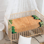 Irish Four Leaf Clovers Wood Print Baby Crib Sheet