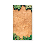 Irish Four Leaf Clovers Wood Print Baby Crib Sheet