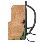Irish Four Leaf Clovers Wood Print Backpack