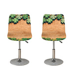 Irish Four Leaf Clovers Wood Print Bar Stool Covers