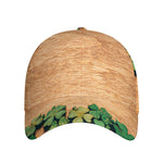Irish Four Leaf Clovers Wood Print Baseball Cap