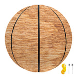 Irish Four Leaf Clovers Wood Print Basketball