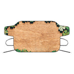 Irish Four Leaf Clovers Wood Print Car Windshield Snow Cover