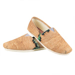 Irish Four Leaf Clovers Wood Print Casual Shoes