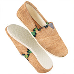 Irish Four Leaf Clovers Wood Print Casual Shoes