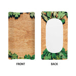 Irish Four Leaf Clovers Wood Print Changing Pad Cover