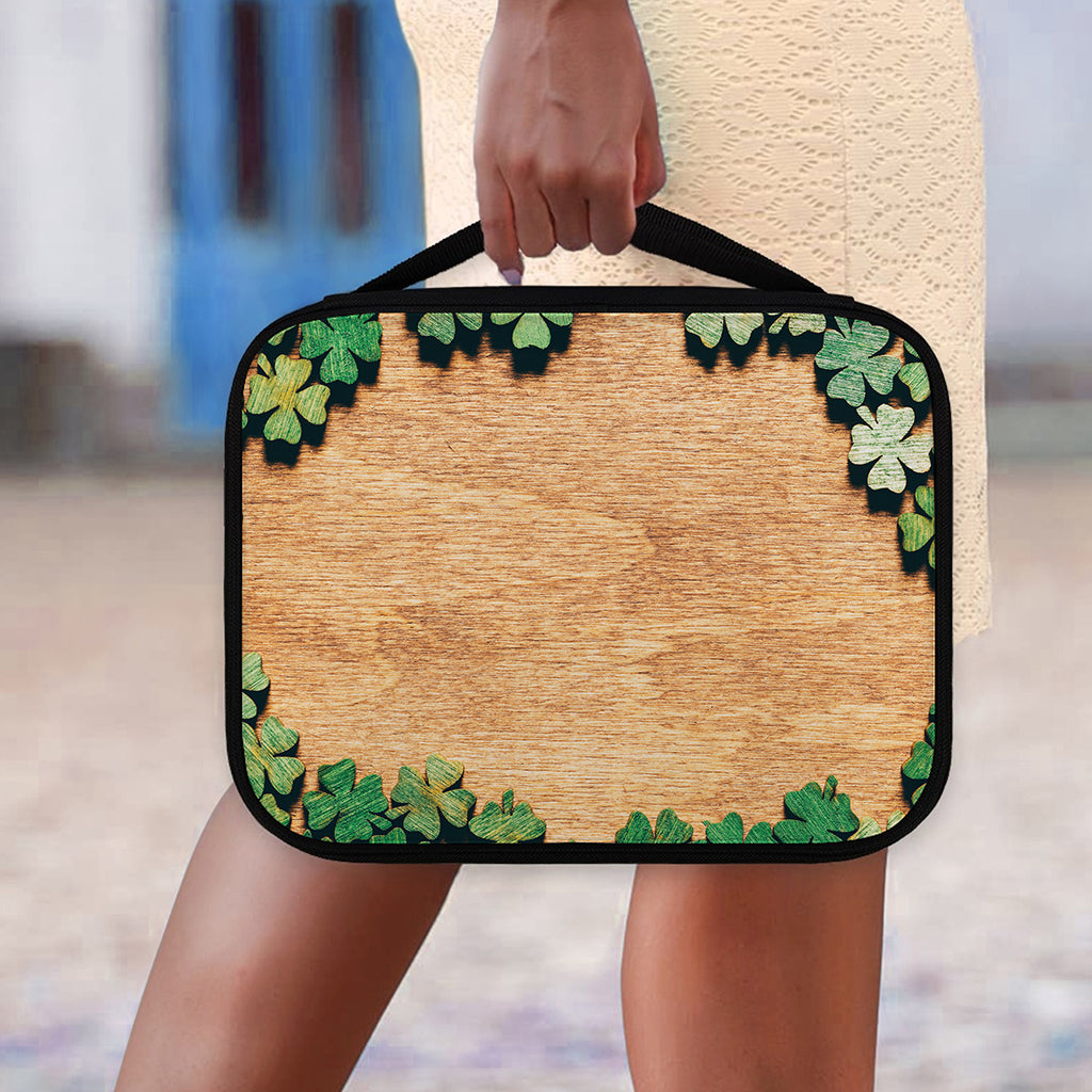 Irish Four Leaf Clovers Wood Print Classic Bible Case