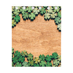 Irish Four Leaf Clovers Wood Print Curtain