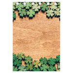 Irish Four Leaf Clovers Wood Print Curtain