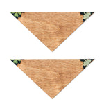 Irish Four Leaf Clovers Wood Print Dog Bandana