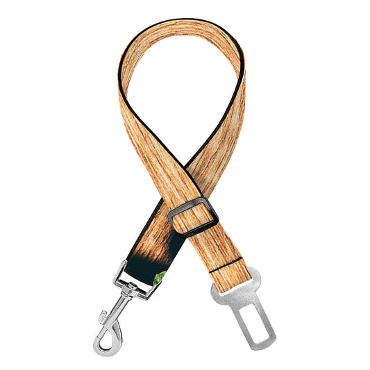 Irish Four Leaf Clovers Wood Print Dog Seat Belt