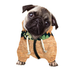 Irish Four Leaf Clovers Wood Print Dog Zip Up Hoodie