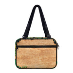 Irish Four Leaf Clovers Wood Print Double Strap Bible Bag