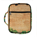 Irish Four Leaf Clovers Wood Print Front Pocket Bible Bag