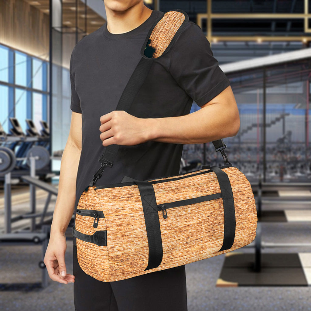 Irish Four Leaf Clovers Wood Print Gym Bag