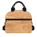 Irish Four Leaf Clovers Wood Print Insulated Lunch Bag