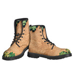 Irish Four Leaf Clovers Wood Print Backpack