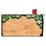 Irish Four Leaf Clovers Wood Print Mailbox Cover