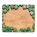 Irish Four Leaf Clovers Wood Print Mouse Pad