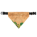 Irish Four Leaf Clovers Wood Print Over The Collar Dog Bandana