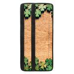Irish Four Leaf Clovers Wood Print Refrigerator Handle Covers