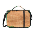 Irish Four Leaf Clovers Wood Print Shoulder Strap Bible Bag