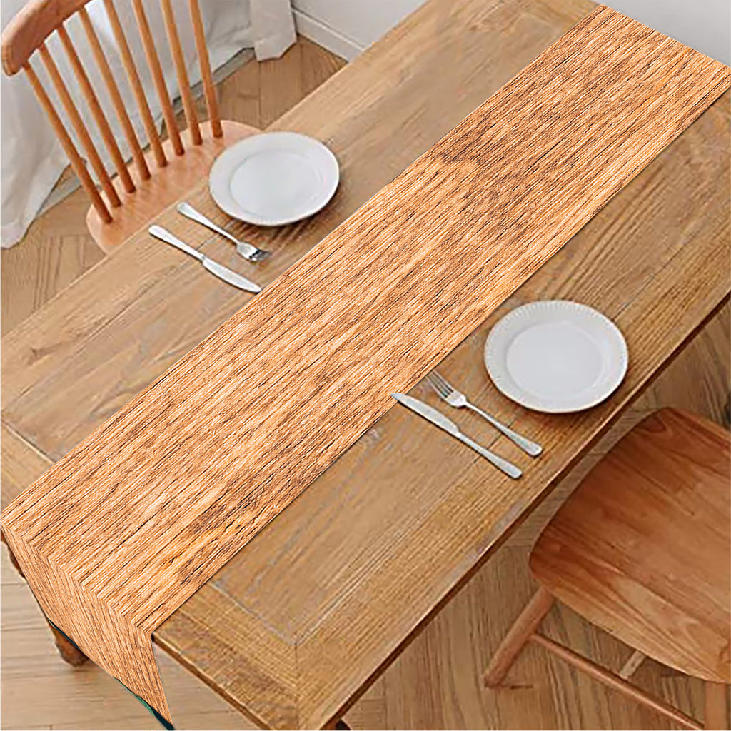 Irish Four Leaf Clovers Wood Print Table Runner