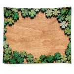 Irish Four Leaf Clovers Wood Print Tapestry