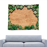Irish Four Leaf Clovers Wood Print Tapestry